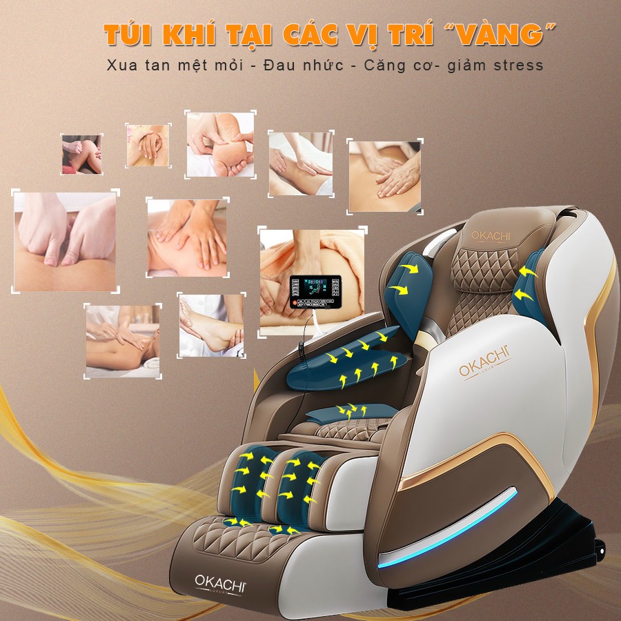 Ghế massage toàn thân OKACHI Luxury Star JP-i20 Plus